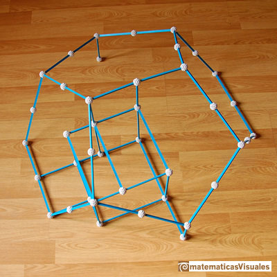Construccin poliedros| Zome. Medio dodecaedro | matematicasVisuales