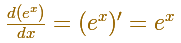 Exponential Function: derivative of a exponential function is a exponential function | matematicasVisuales