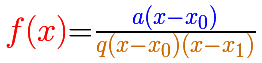 Rational functions: formula with avoidable singularity | matematicasVisuales