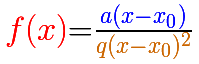 Funciones racionales: fórmula con una singularidad de grado 2 y la misma raíz en el numerador, tenemos una asíntota | matematicasVisuales