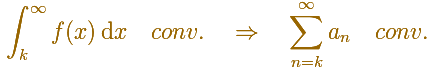 Convergence of Series, Integral Test | matematicasVisuales