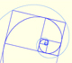 The golden rectangle and two equiangular spirals | matematicasVisuales 