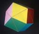 Construcción de poliedros. Cuboctaedro y dodecaedro rómbico: Taller de Talento Matemático de Zaragoza 2014 (Spanish) | matematicasVisuales 