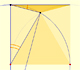 Dibujando ángulos de quince grados con regla y compás | matematicas visuales 