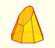 Plane developments of geometric bodies (6): Pyramids cut by an oblique plane | matematicasVisuales 