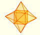 Dodecaedro rómbico (3): cubo con pirámides