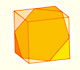 Sección hexagonal de un cubo
