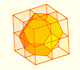 El octaedro truncado formado por medios cubos | matematicas visuales 