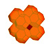 The truncated octahedron is a space-filling polyhedron