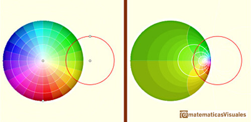 Inversin transforma cada circunferencia ortogonal a la circunferencia de inversin en ella misma | matematicasvisuales