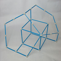 Zome - An eighth of the dodecahedron | matematicasvisuales