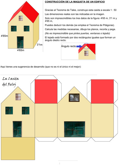 Estamos en casa: Construcción de una casita. |matematicasVisuales