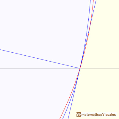 Golden Rectangle: The Golden Equiangular Spiral cut the sides of the squares | matematicasVisuales