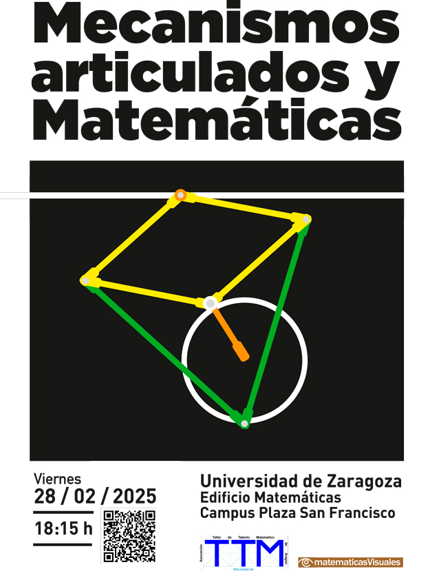 Mecanismos articulados y Matemticas | Taller Talento Matemtico Zaragoza | matematicasVisuales