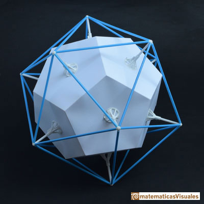 Building polyhedra 3d printing: The icosahedron and the dodecahedron are dual polyhedra | matematicasVisuales
