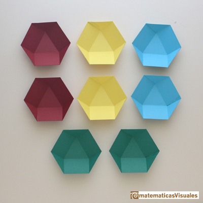 Taller Talento Matemtico Zaragoza: | Cuboctahedron and Rhombic Dodecahedron | matematicasVisuales