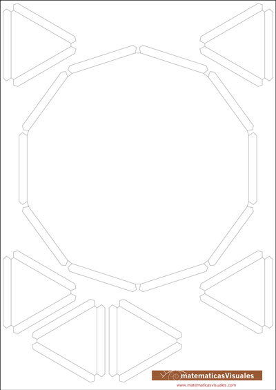 Construcción de poliedros con cartulina y gomas elásticas: Download, print, cut and build | matematicasVisuales