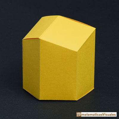 Panales de abeja y el dodecaedro rómbico, construcción de caja diseñada por John Edminster | matematicasVisuales
