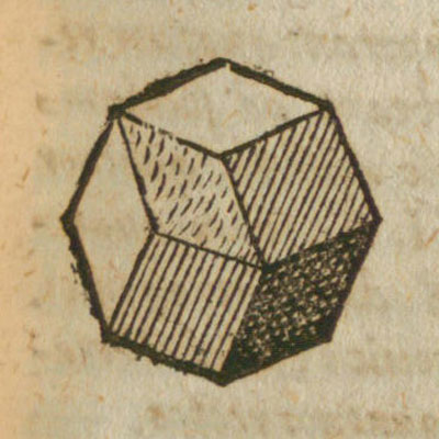 Cubo aumentado, cubo con pirámides y dodecaedro rómbico: Kepler en su libro Harmonices Mundi | matematicasvisuales