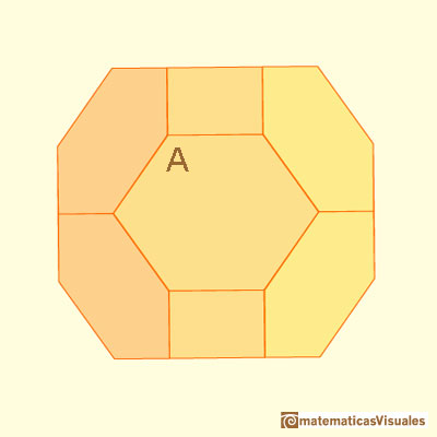 Chamfered cube: angles | matematicasVisuales