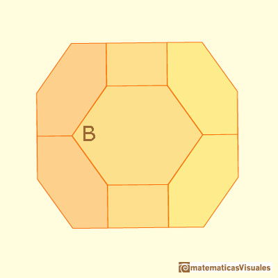 Chamfered cube: angles | matematicasVisuales