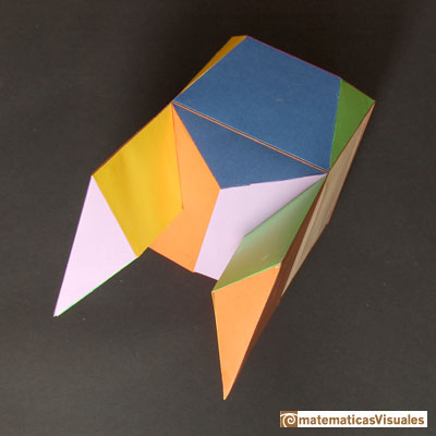Dodecahedron and cube: building | matematicasVisuales