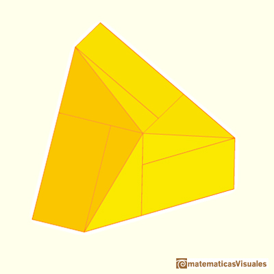 Volumen de un dodecaedro: descomposición en piezas que nos van a ayudar para calcular el volumen | matematicasVisuales