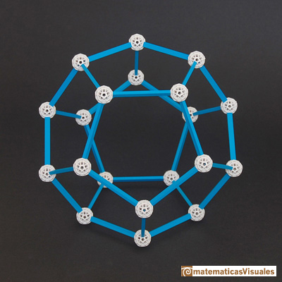 Dodecahedron: zome model | matematicasVisuales