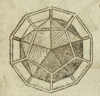 Dualidad entre sólidos platónicos: Icosaedro dentro de un dodecaedro según Kepler | matematicasVisuales