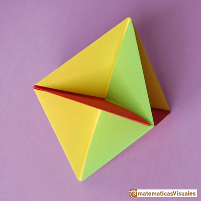 Taller Talento Matemático Zaragoza: octaedro origami | matematicasVisuales