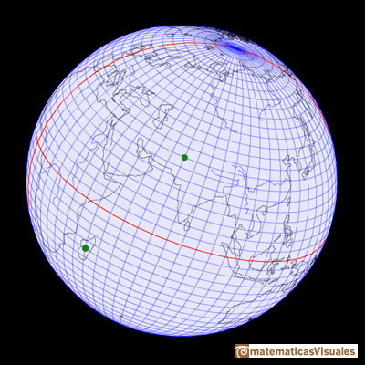 Esfera, laTierra, Latitud, Longitud | Sistema de Coordenadas Geográficas | matematicasvisuales