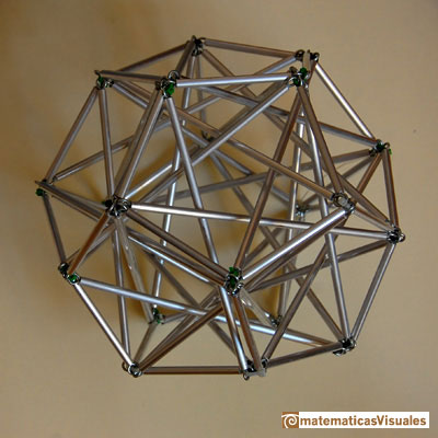 Volume of a tetrahedron: Five tetrahedra inside a dodecahedron | matematicasVisuales