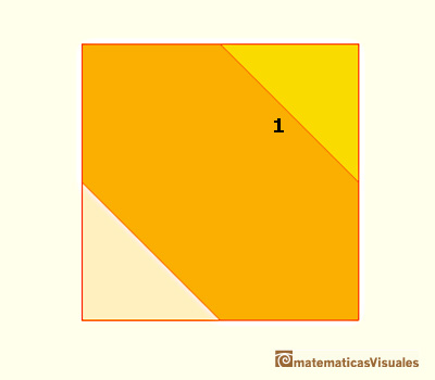 Sección hexagonal de un cubo: Half a cube | matematicasvisuales