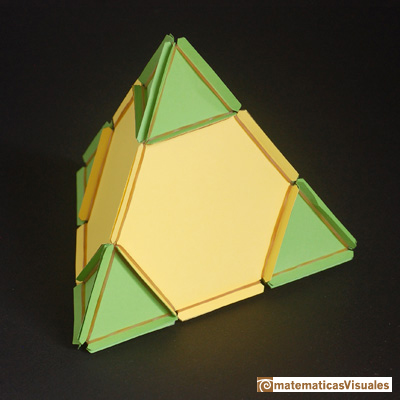 Taller Talento Matemtico Zaragoza: tetraedro truncado | matematicasVisuales