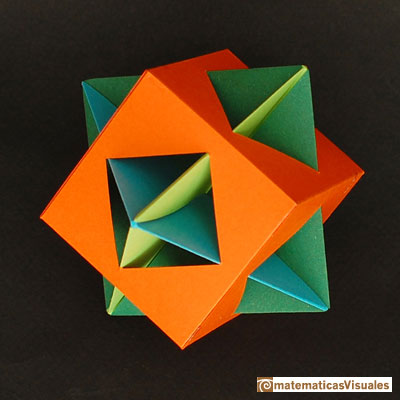 Estamos en casa: Construcción de un cubo con cartulina |matematicasVisuales