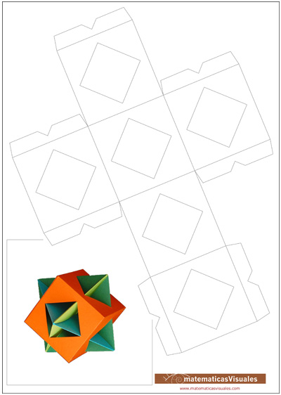 Taller Talento Matemático Zaragoza: desarrollo del cubo para descargar, download cube | matematicasVisuales