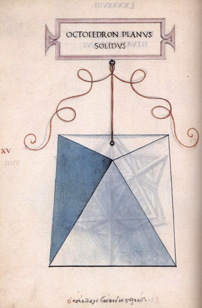 Leonardo da Vinci: octaedro. Editorial Akal | matematicasvisuales