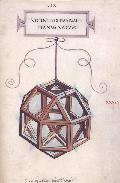 Leonardo da Vinci: rhombicuboctahedron. Editorial Akal | matematicasvisuales 