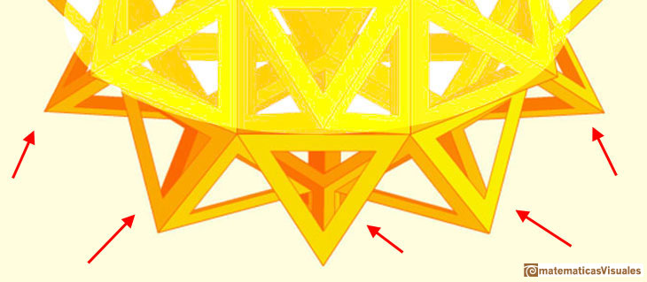 Leonardo da Vinci: augmented rhombicuboctahedro. Editorial Akal | matematicasvisuales 