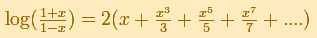 Euler's series Logarithm Function