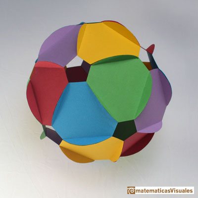 Construccin de poliedros, tcnicas sencillas: discos | matematicasVisuales